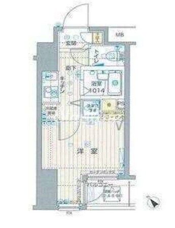 フォレシティ六本木の物件間取画像